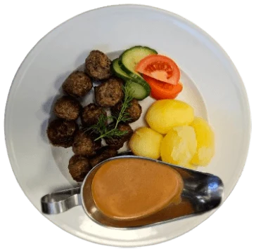 Hemlagad mat à la carte